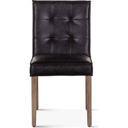 Avery Leather Dining Chairs by World Interiors. Made from wood, bi-cast leather in a modern style.
