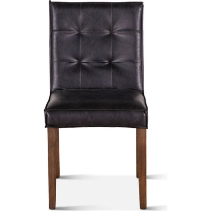 Avery Leather Dining Chairs by World Interiors. Made from wood, bi-cast leather in a modern style.