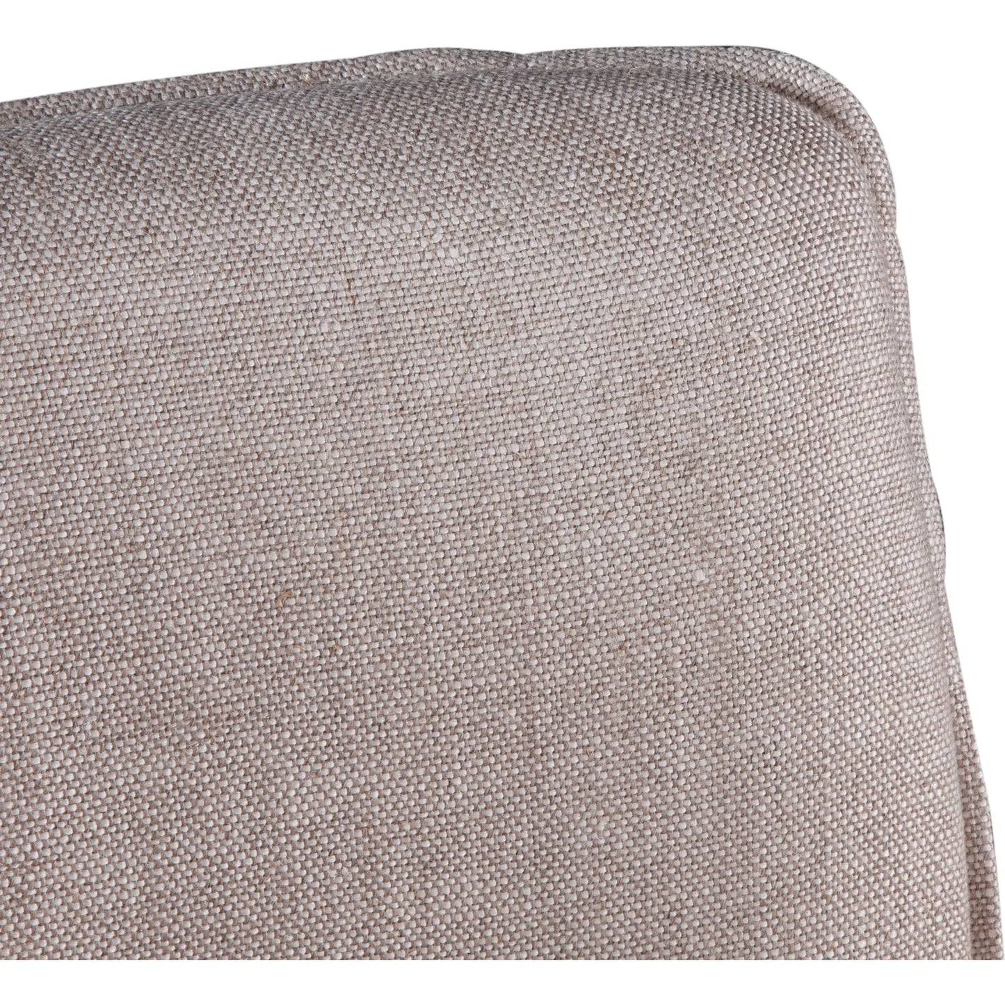 005 SI-2242760 | Closeup | Avery 20" White Counter Chair by World Interiors in white and natural. Made from wood, linen in a transitional style.