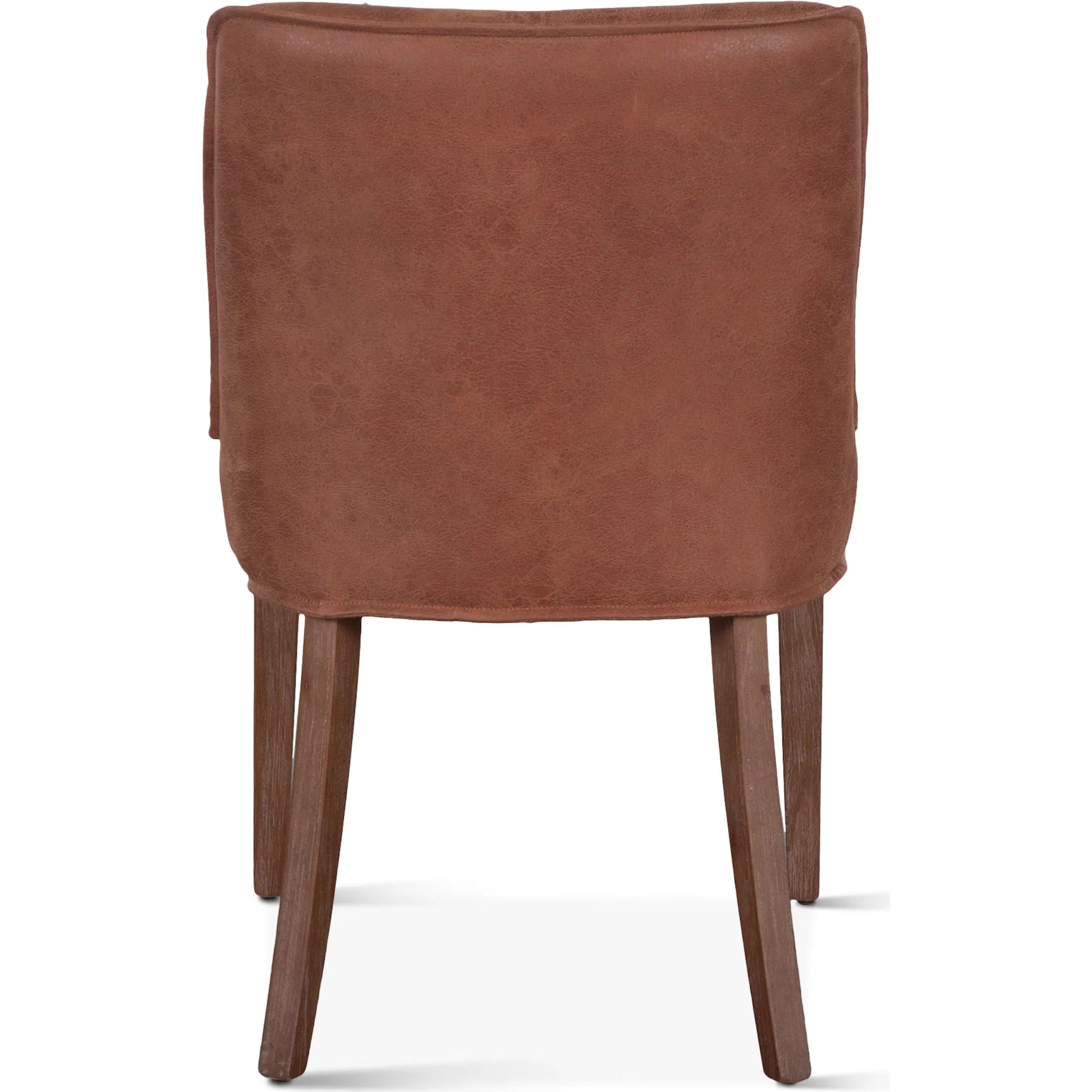Avery Side Chairs by World Interiors in weathered oak. Made from leather, oak wood in a rustic style.