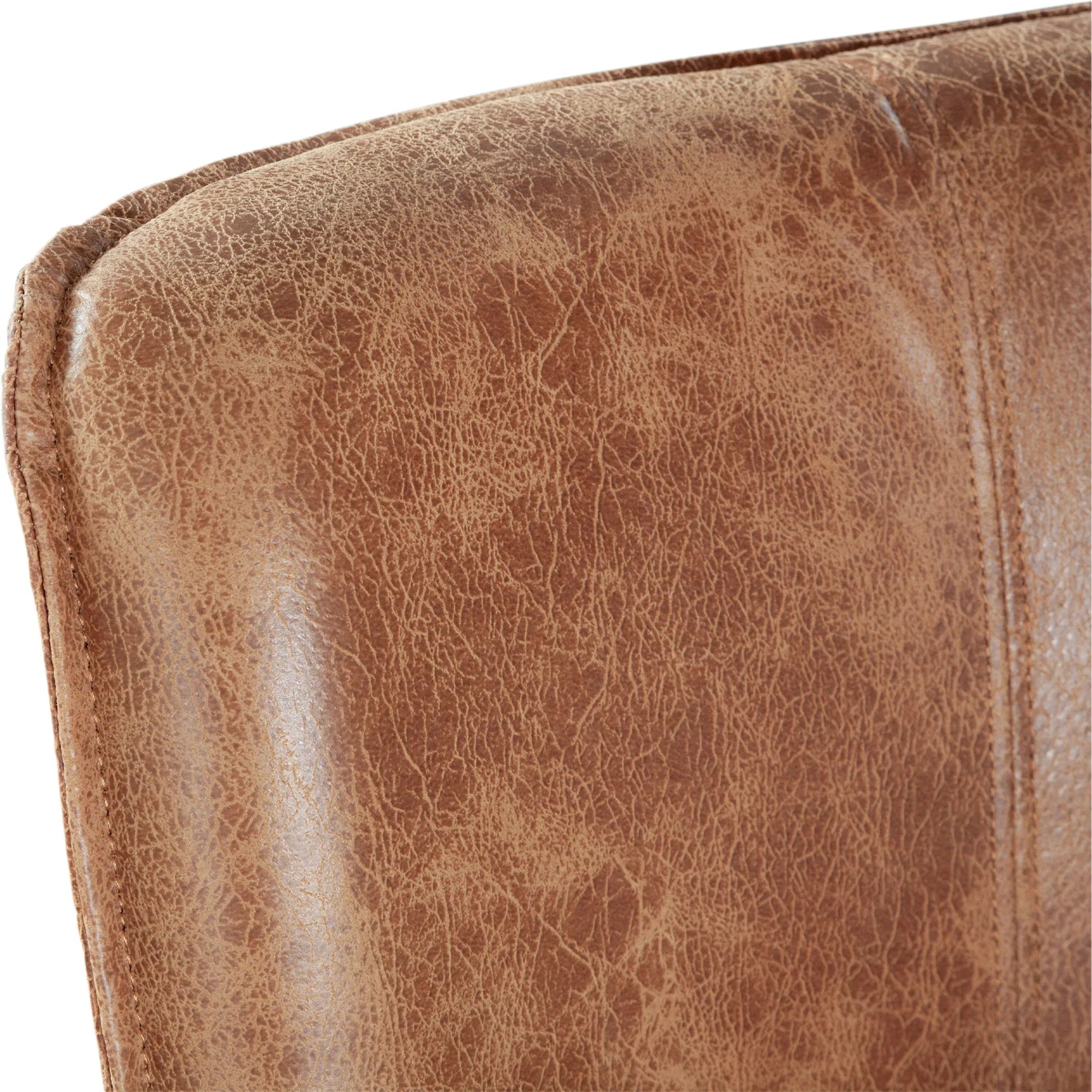 Avery Counter Chair by World Interiors in natural. Made from leather, birch wood in a traditional style.
