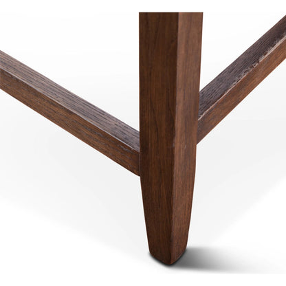 Avery Counter Chair by World Interiors in natural. Made from leather, birch wood in a traditional style.