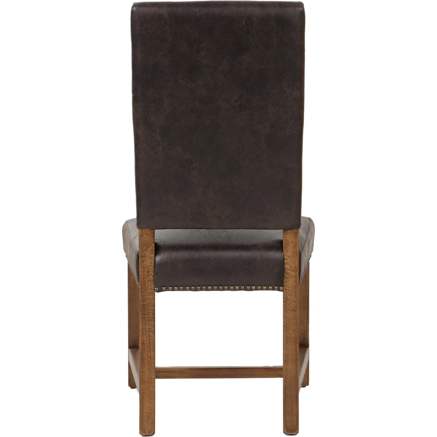 003 SI-2445227 | Additional Silo | Dani Dining Chair by World Interiors in earth. Made from top grain pig leather, birch wood, metal, foam in a traditional style.