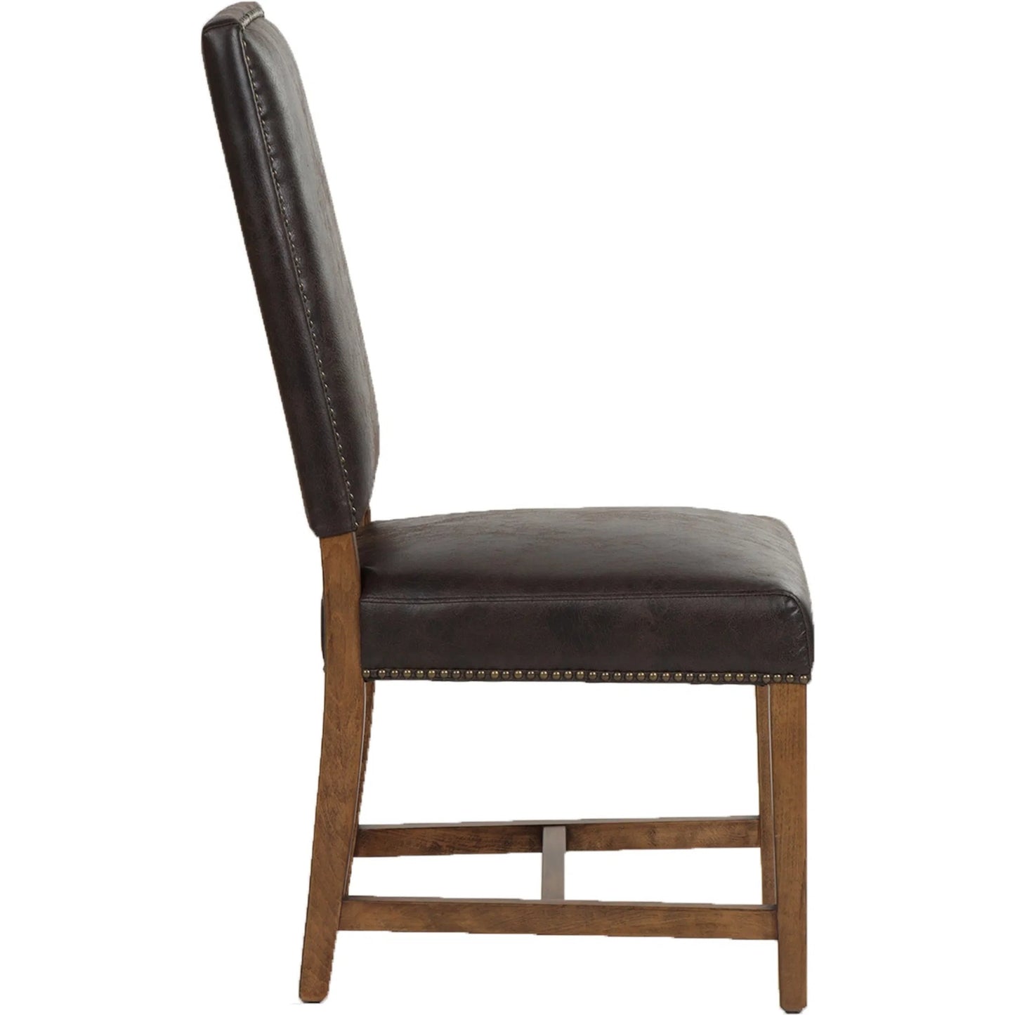 004 SI-2445227 | Additional Silo | Dani Dining Chair by World Interiors in earth. Made from top grain pig leather, birch wood, metal, foam in a traditional style.