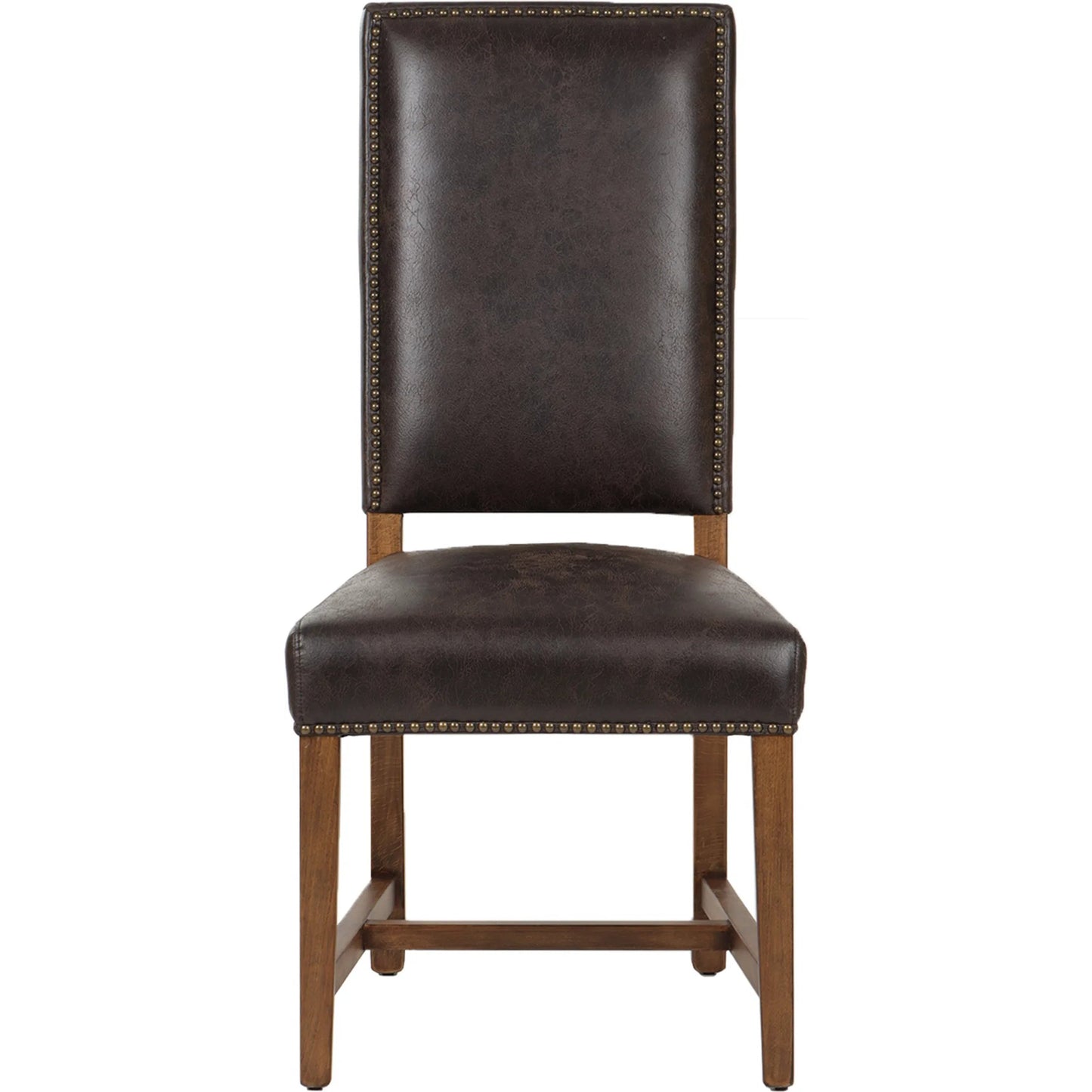 005 SI-2445227 | Additional Silo | Dani Dining Chair by World Interiors in earth. Made from top grain pig leather, birch wood, metal, foam in a traditional style.
