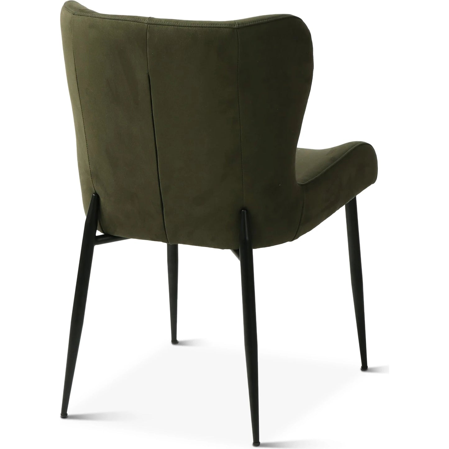 002 SI-2065558 | Additional Silo | Isabella Dining Chair by World Interiors in forest green. Made from iron, suede in a modern style.