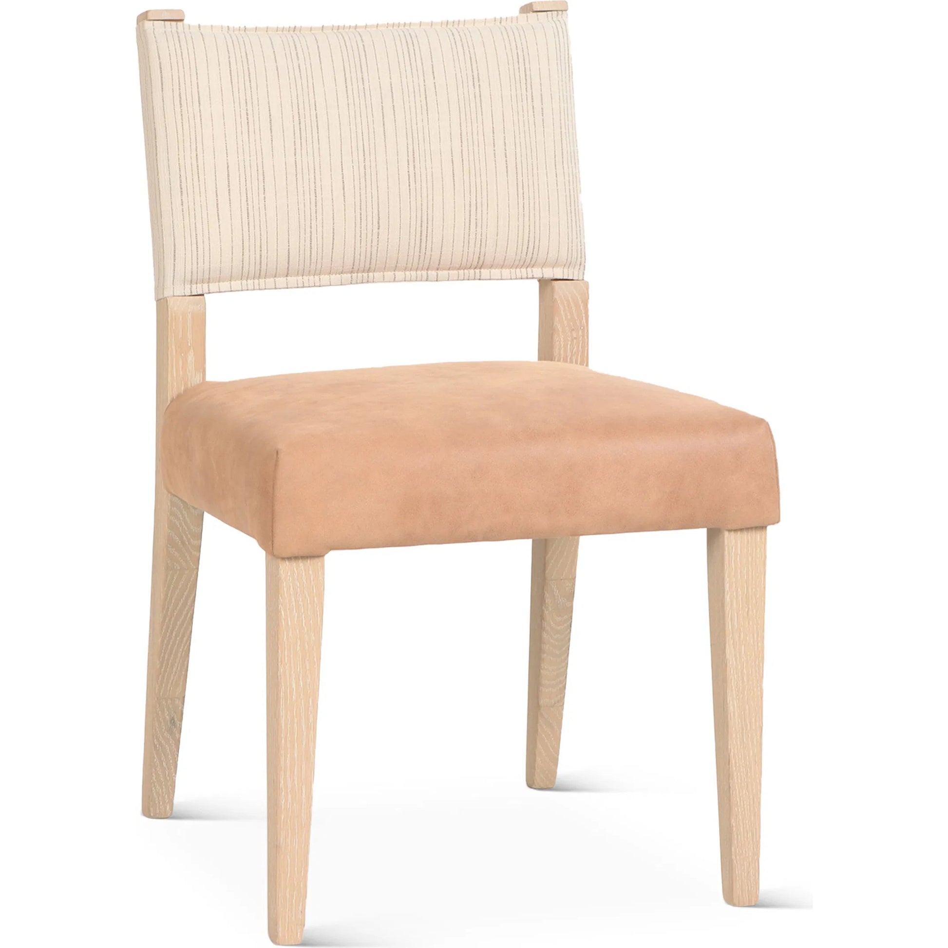 Lila Dining Chair by World Interiors. Made from wood, leather in a traditional style.