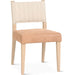 Lila Dining Chair by World Interiors. Made from wood, leather in a traditional style.