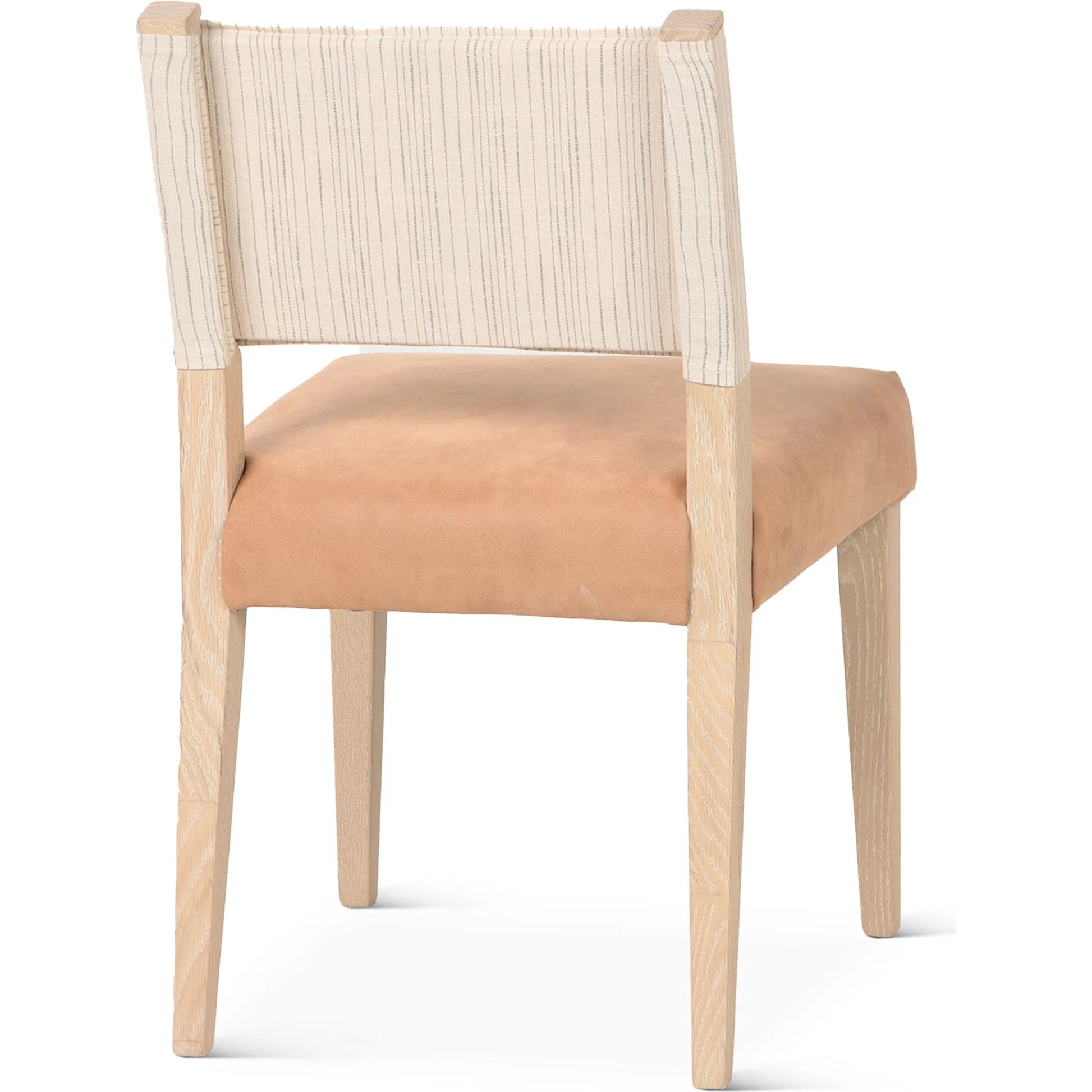 Lila Dining Chair by World Interiors. Made from wood, leather in a traditional style.