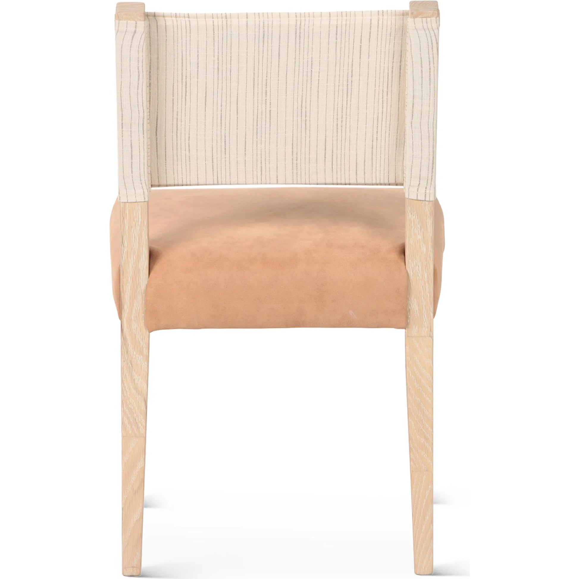 Lila Dining Chair by World Interiors. Made from wood, leather in a traditional style.