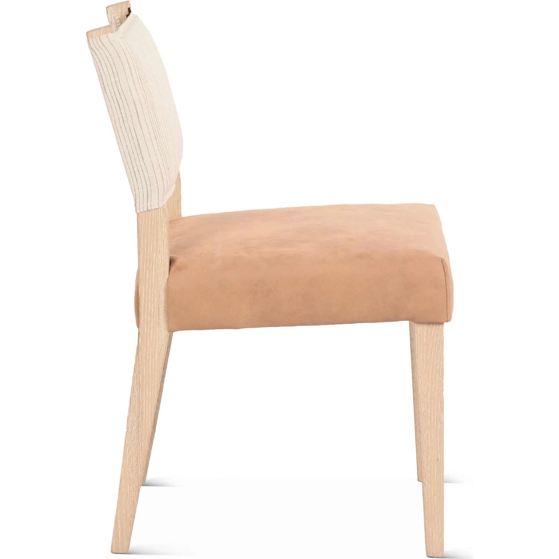 Lila Dining Chair by World Interiors. Made from wood, leather in a traditional style.