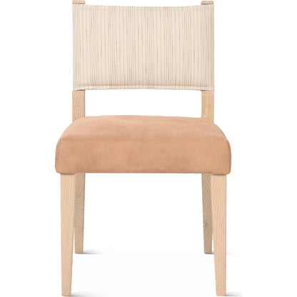 Lila Dining Chair by World Interiors. Made from wood, leather in a traditional style.