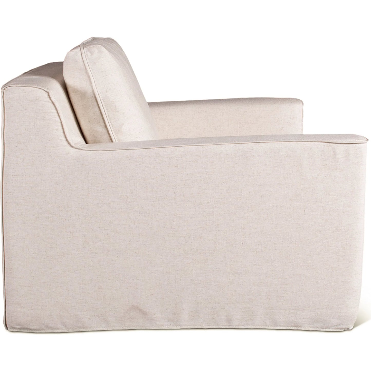004 SI-2445280 | Additional Silo | Oliver Armchair by World Interiors in off-white. Made from iron, polyester, viscose, linen in a transitional style.