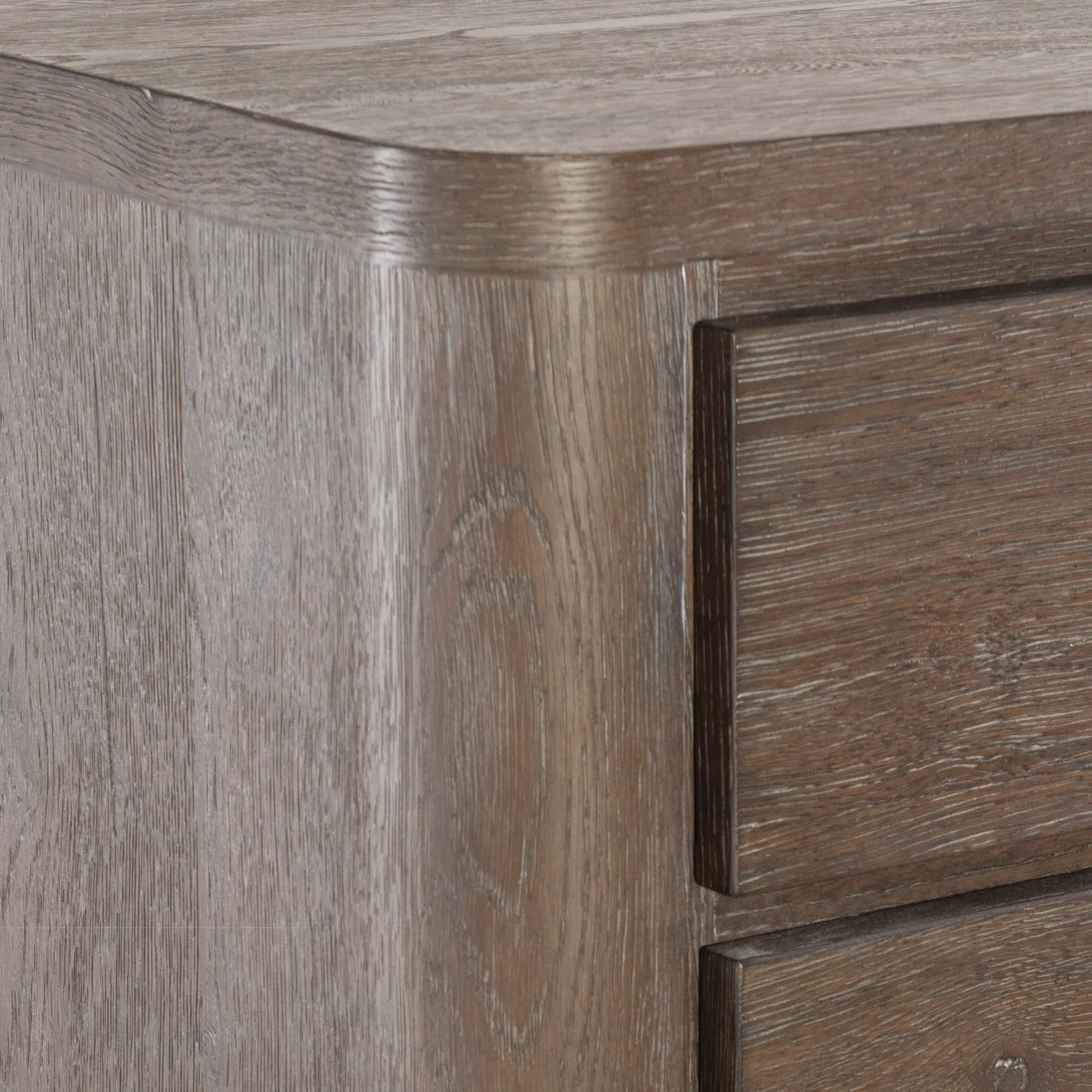 005 SI-2513525 | Closeup | Outline Tall Drawer Chest by Bernhardt in cassel. Made from wood in a transitional style.