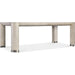 Modern Mood Leg Dining Table by Hooker Furniture. Made from oak veneers, metal in a modern style.