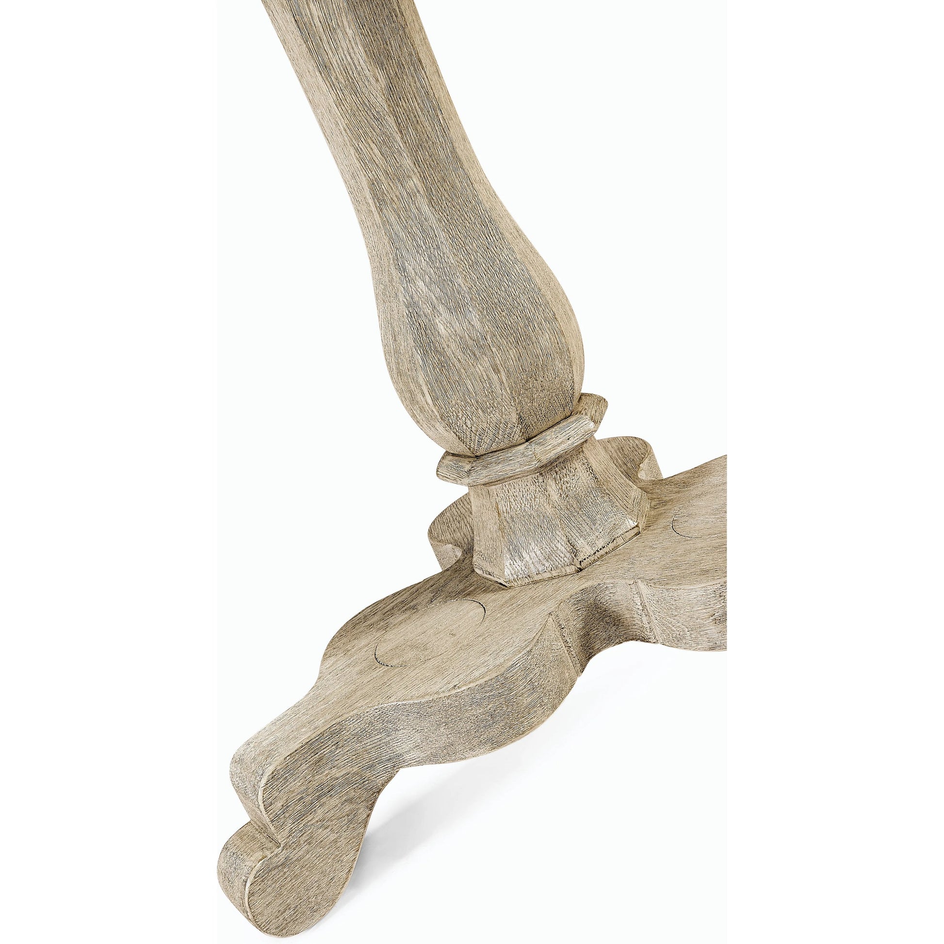 William Yeoward Overbury Breakfast Table by Jonathan Charles in grey and greyed oak. Made from oak in a cottage & farmhouse style.