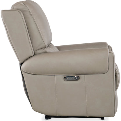 Somers Power Recliner by Hooker Furniture. Made from unique in a transitional style.