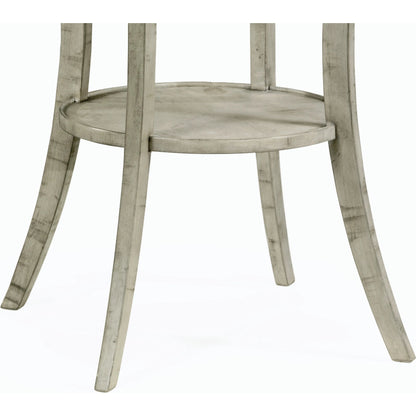 Casual Accents Country Walnut Quatrefoil Accent Table by Jonathan Charles. Made from acacia in a traditional style.