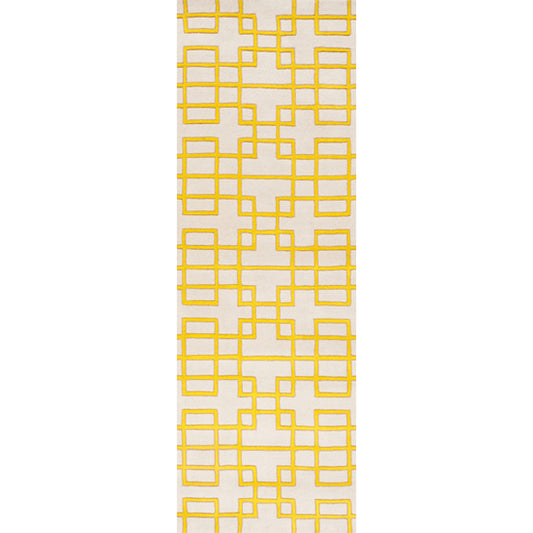 G-5074 Rug by Surya in beige, mustard. Made from 100% new zeland wool in a unique style.