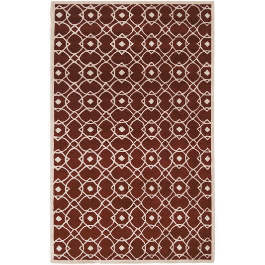 G-5105 Rug by Surya in beige, rust. Made from 100% new zeland wool in a unique style.