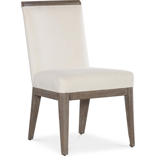 Modern Mood Upholstered Side Chair (Set of 2) by Hooker Furniture in cottony cotton. Made from wood, fabric 100% polyester in a modern style.