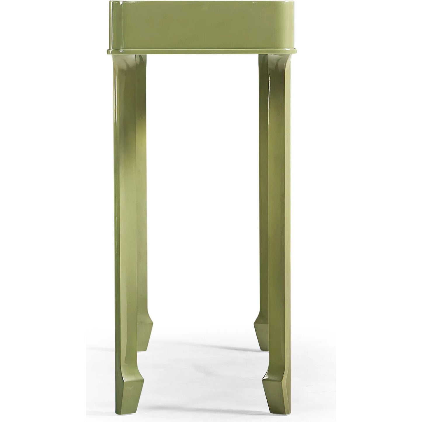 003 SI-2462606 | Additional Silo | Polly Avo Rectangular Console Table by Jonathan Charles in dor green lacquer. Made from beech in a eclectic & global style.