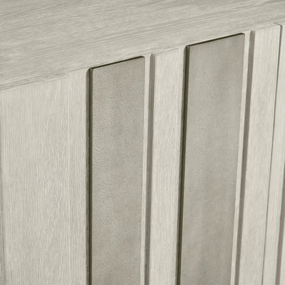 Tempo Rectangle Buffet by Bernhardt in beige. Made from wood, metal in a unique style.