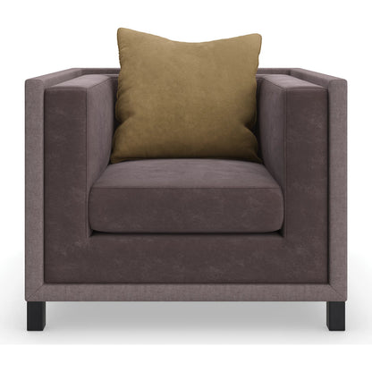 Tuxedo Chair by Caracole in brushed deep bronze. Made from unique in a eclectic & global style.