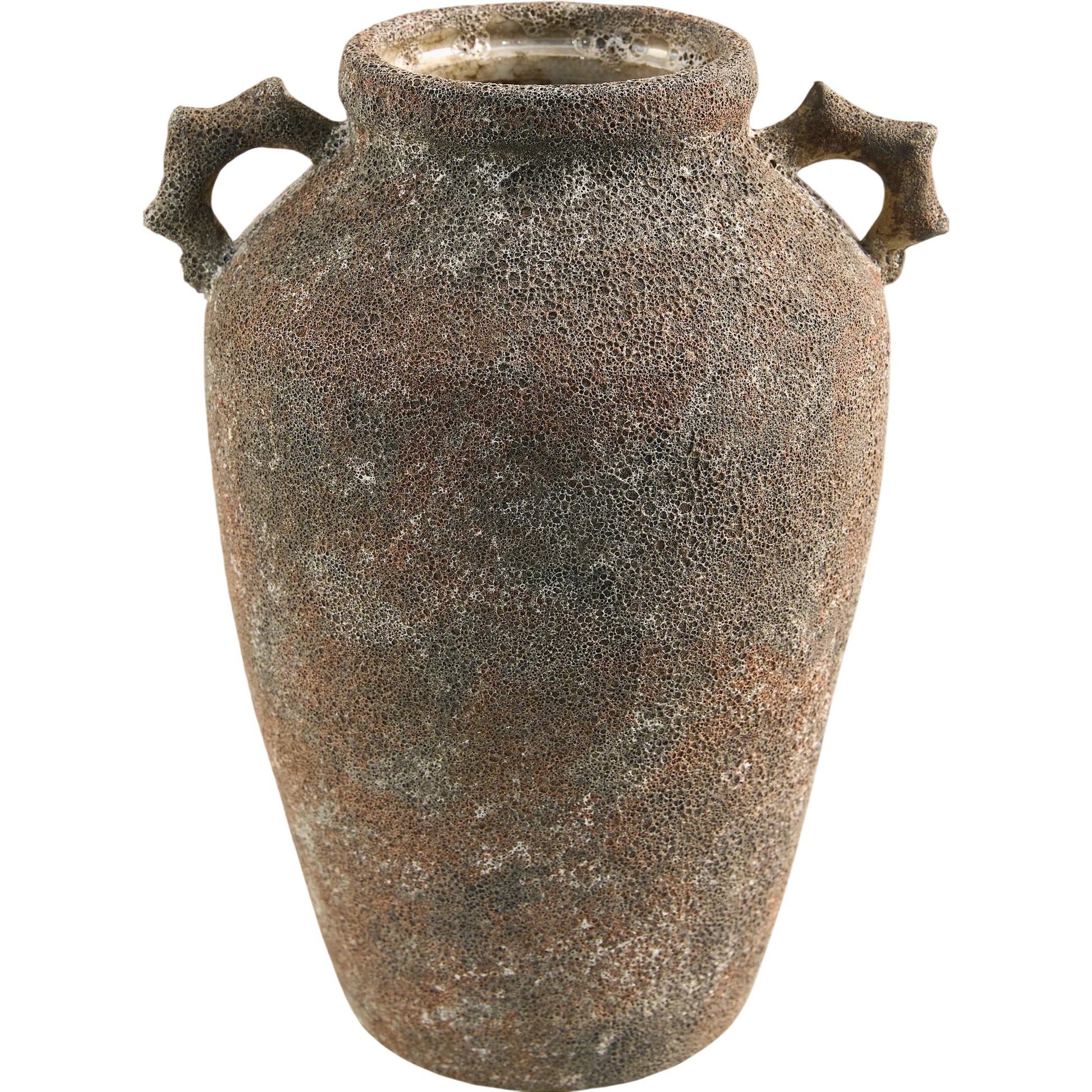 Abbie Vase by Galey Alix x Livabliss in rust and glazed. Made from ceramic in a unique style.