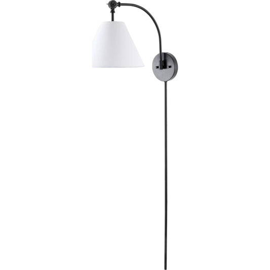 000 SI-2632717 | Primary Silo | The Andy Wall Sconce by Galey Alix x Livabliss. Made from iron, linen, plastic in a unique style.