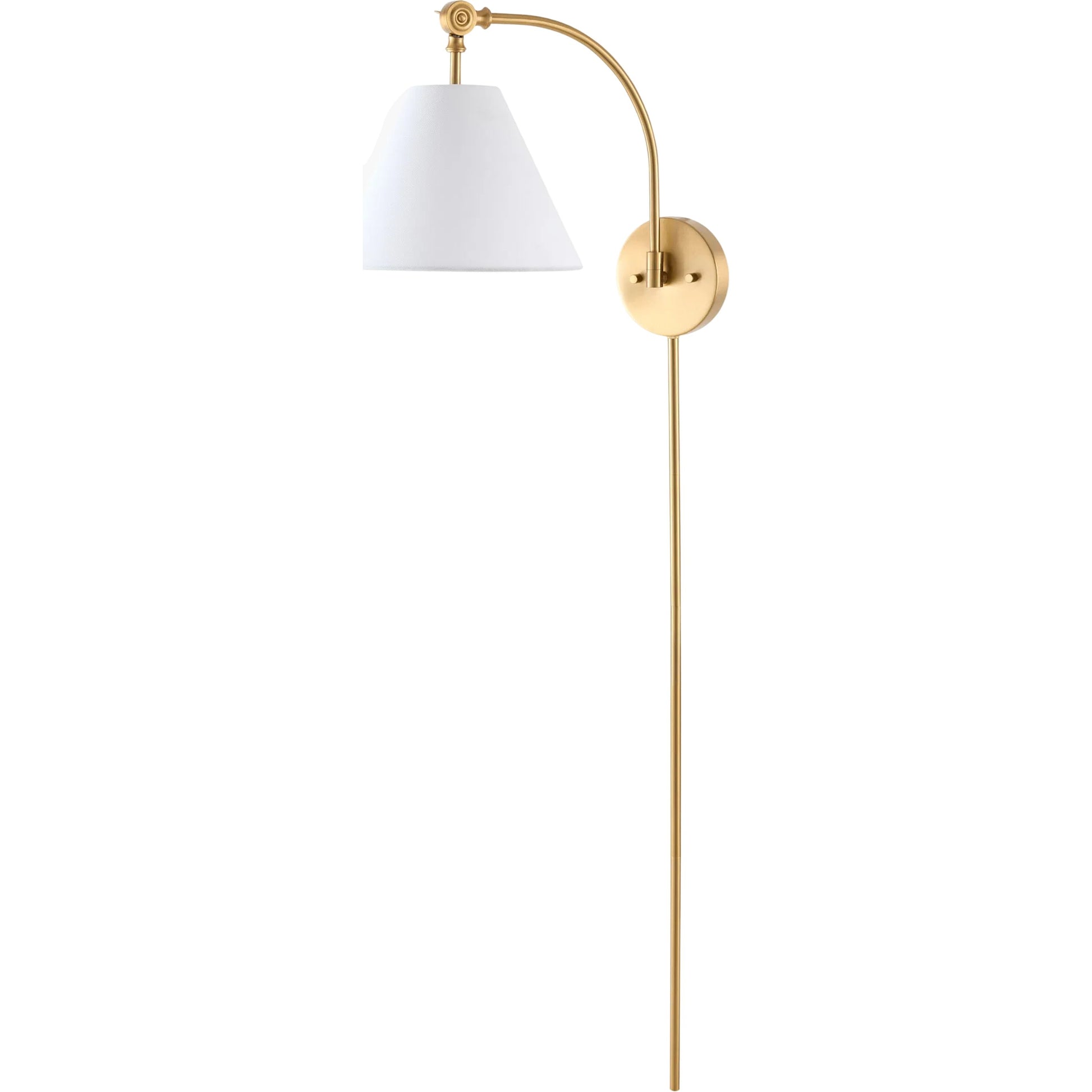 The Andy Wall Sconce by Galey Alix x Livabliss. Made from iron, linen, plastic in a unique style.