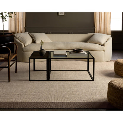 Gabe GAB02 Rug by Jaipur Living in beige, brown. Made from sisal in a unique style.