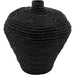 Chiya Vase by Galey Alix x Livabliss in powder coated. Made from seagrass, iron in a unique style.