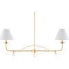 Metallic Brass, White