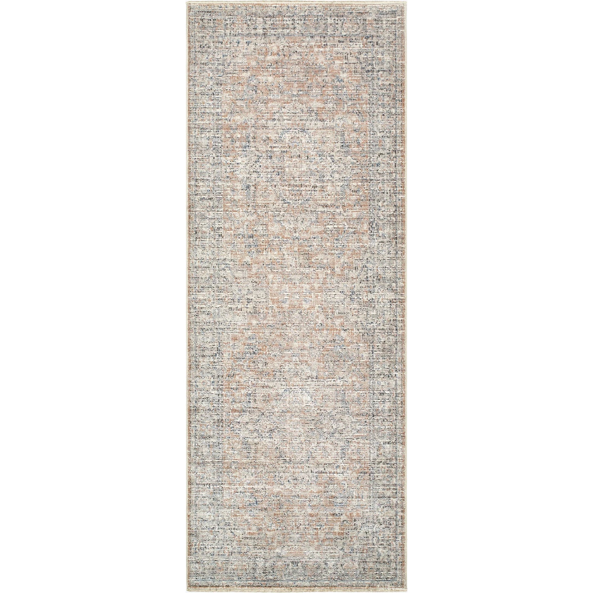 Maria Elena GADA-2302 Rug by Galey Alix x Livabliss in brown, beige, dark brown, dark blue, ivory. Made from polyester in a unique style.