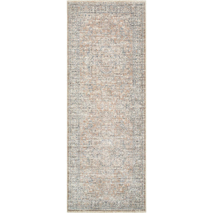Maria Elena GADA-2302 Rug by Galey Alix x Livabliss in brown, beige, dark brown, dark blue, ivory. Made from polyester in a unique style.