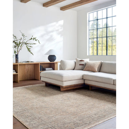 Maria Elena GADA-2302 Rug by Galey Alix x Livabliss in brown, beige, dark brown, dark blue, ivory. Made from polyester in a unique style.