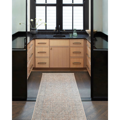Maria Elena GADA-2302 Rug by Galey Alix x Livabliss in brown, beige, dark brown, dark blue, ivory. Made from polyester in a unique style.
