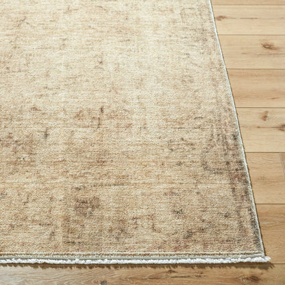 Fetscher GAHU-2300 Rug by Galey Alix x Livabliss in light beige, light brown, olive. Made from polyester in a unique style.
