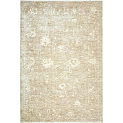 Fetscher GAHU-2302 Rug by Galey Alix x Livabliss in light brown, ivory, brown. Made from polyester in a unique style.