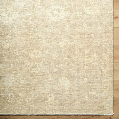 Fetscher GAHU-2302 Rug by Galey Alix x Livabliss in light brown, ivory, brown. Made from polyester in a unique style.