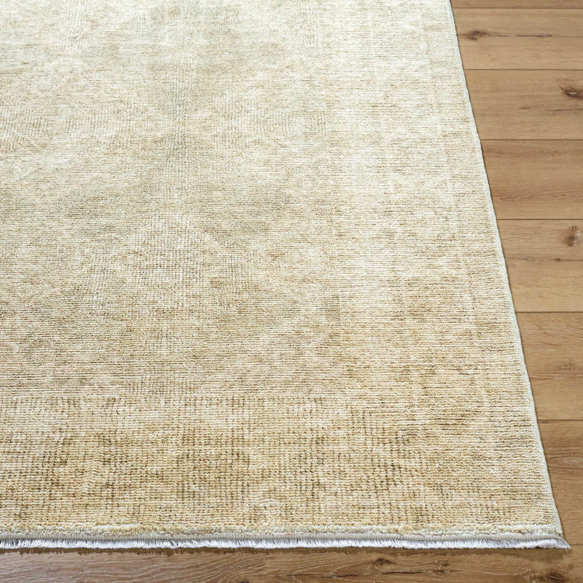 Fetscher GAHU-2303 Rug by Galey Alix x Livabliss in olive, light beige, light brown. Made from polyester in a unique style.