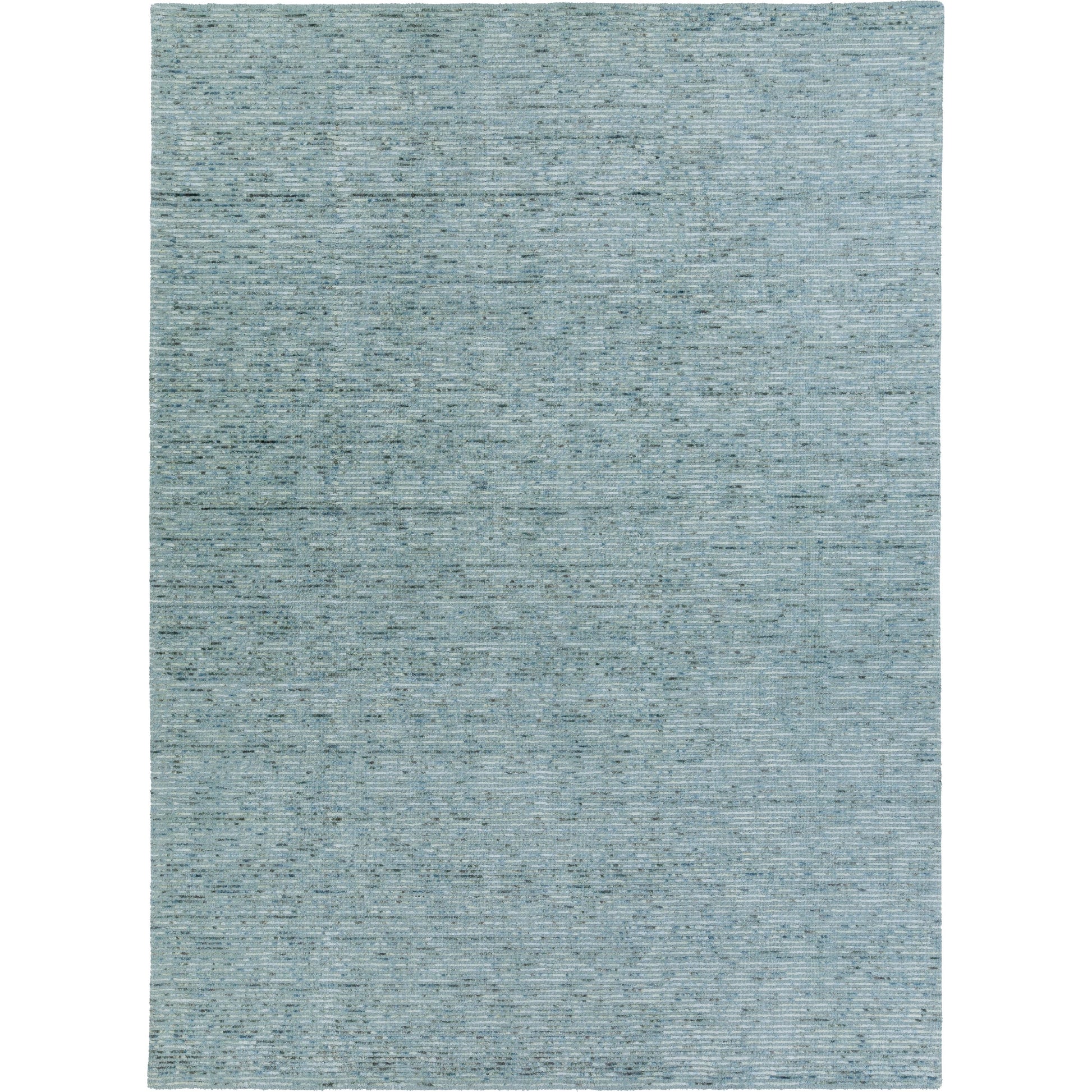 Gaia GAI-1001 Rug by Surya in deep teal, sky blue. Made from 50% viscose, 50% wool in a unique style.