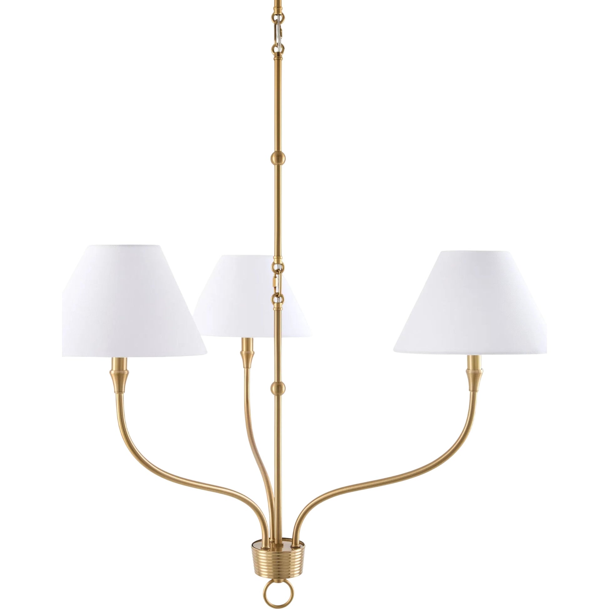 The Johanna Chandelier by Galey Alix x Livabliss. Made from iron, linen, plastic in a unique style.