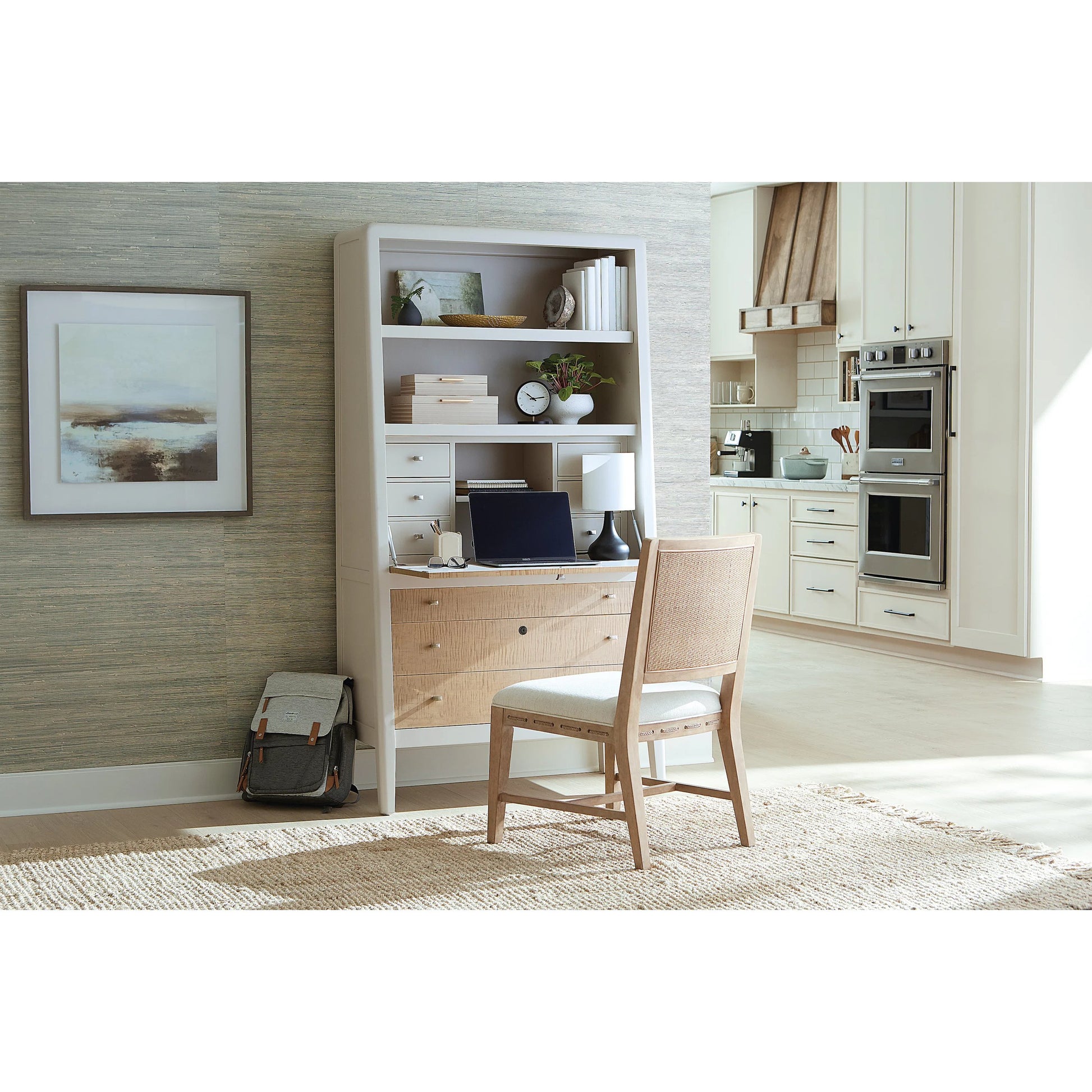 Hera Hub by Hooker Furniture in whites, creams, beiges and almond white, maple. Made from unique in a modern style.
