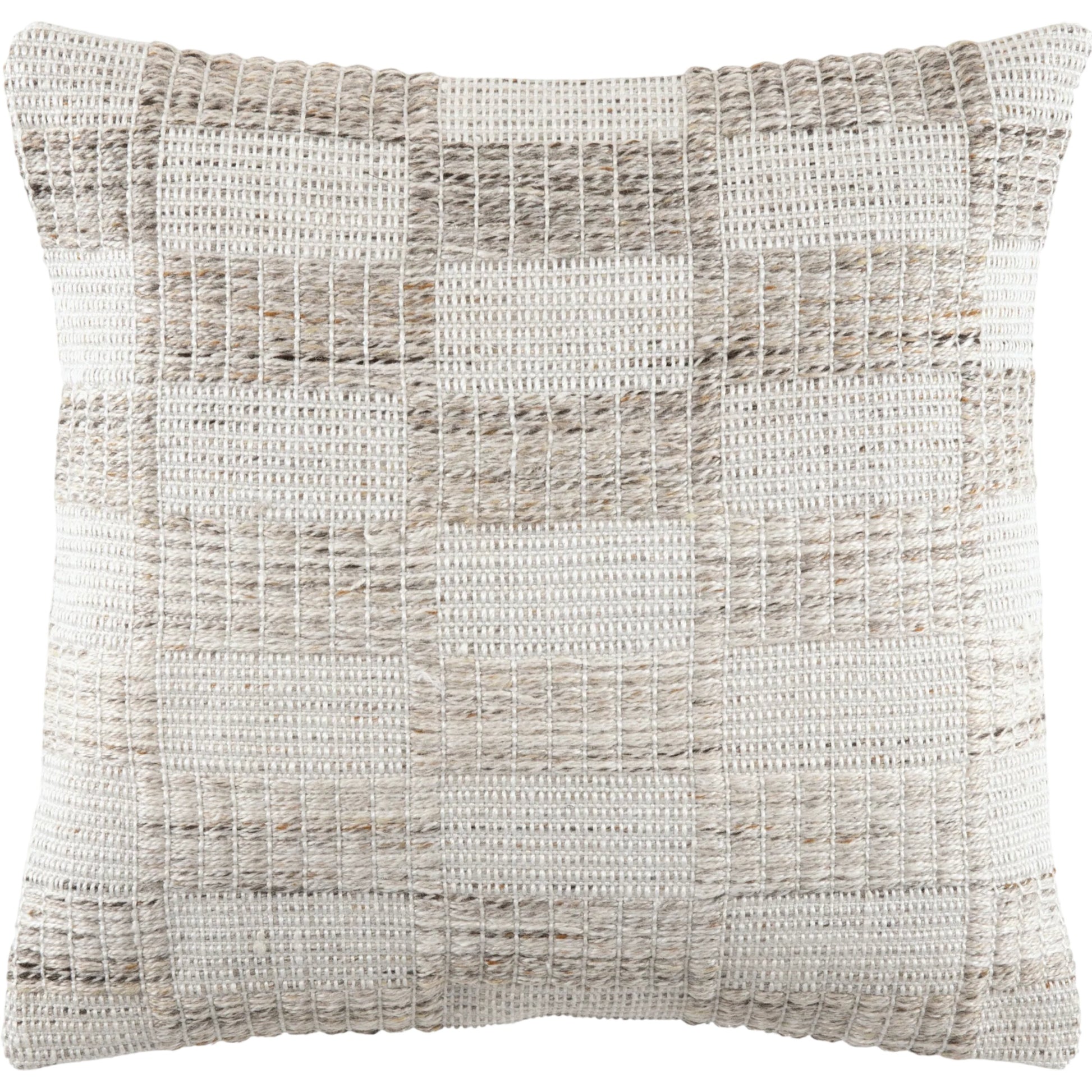 Katalina Indoor/Outdoor Accent Pillow by Galey Alix x Livabliss in ivory, sandstone. Made from cotton in a unique style.