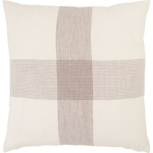 Galley GAL01 Pillow by Jaipur Living in white, gray. Made from 100% linen in a modern style.