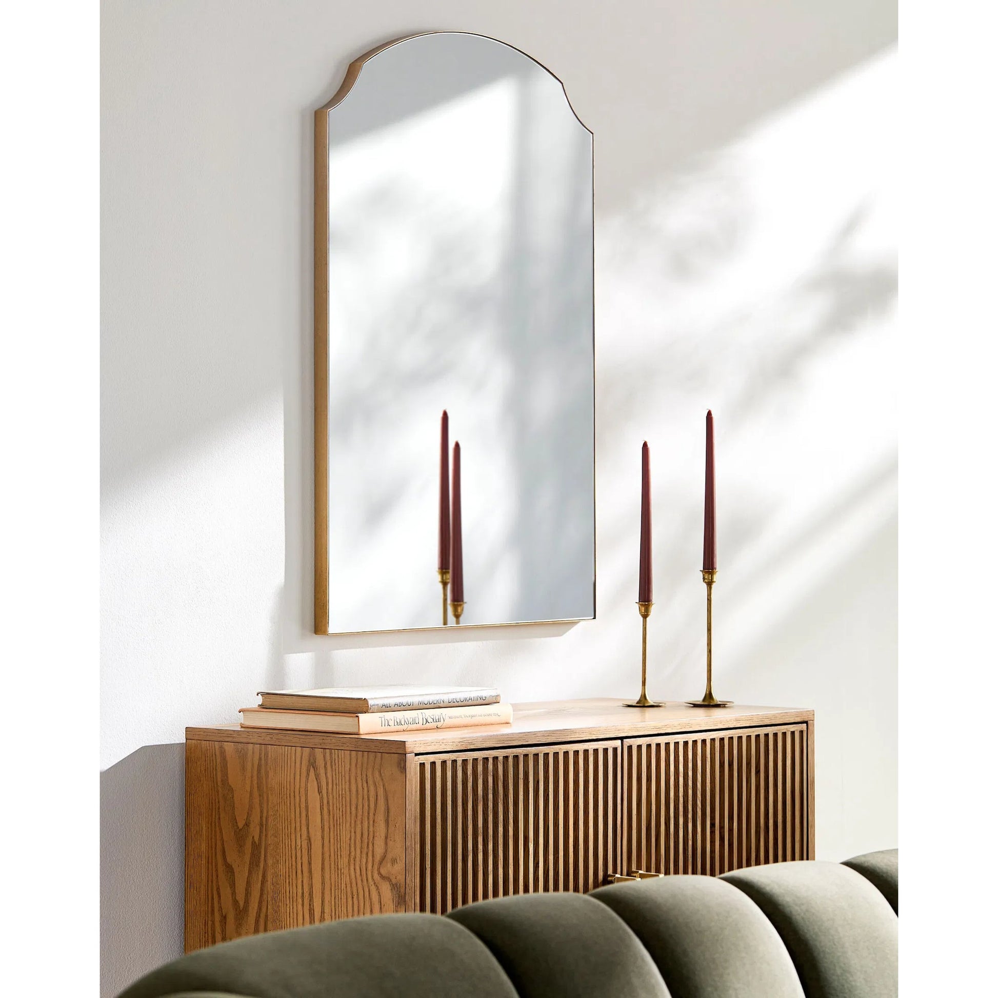 Landon Accent Mirror by Galey Alix x Livabliss. Made from iron in a unique style.