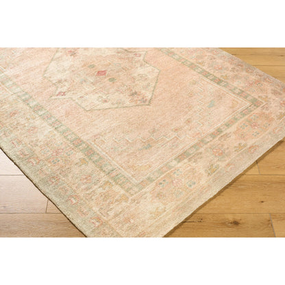 Luciana GALU-2301 Rug by Galey Alix x Livabliss in sage, sandstone, blush, ivory, dusty rose. Made from polyester in a unique style.