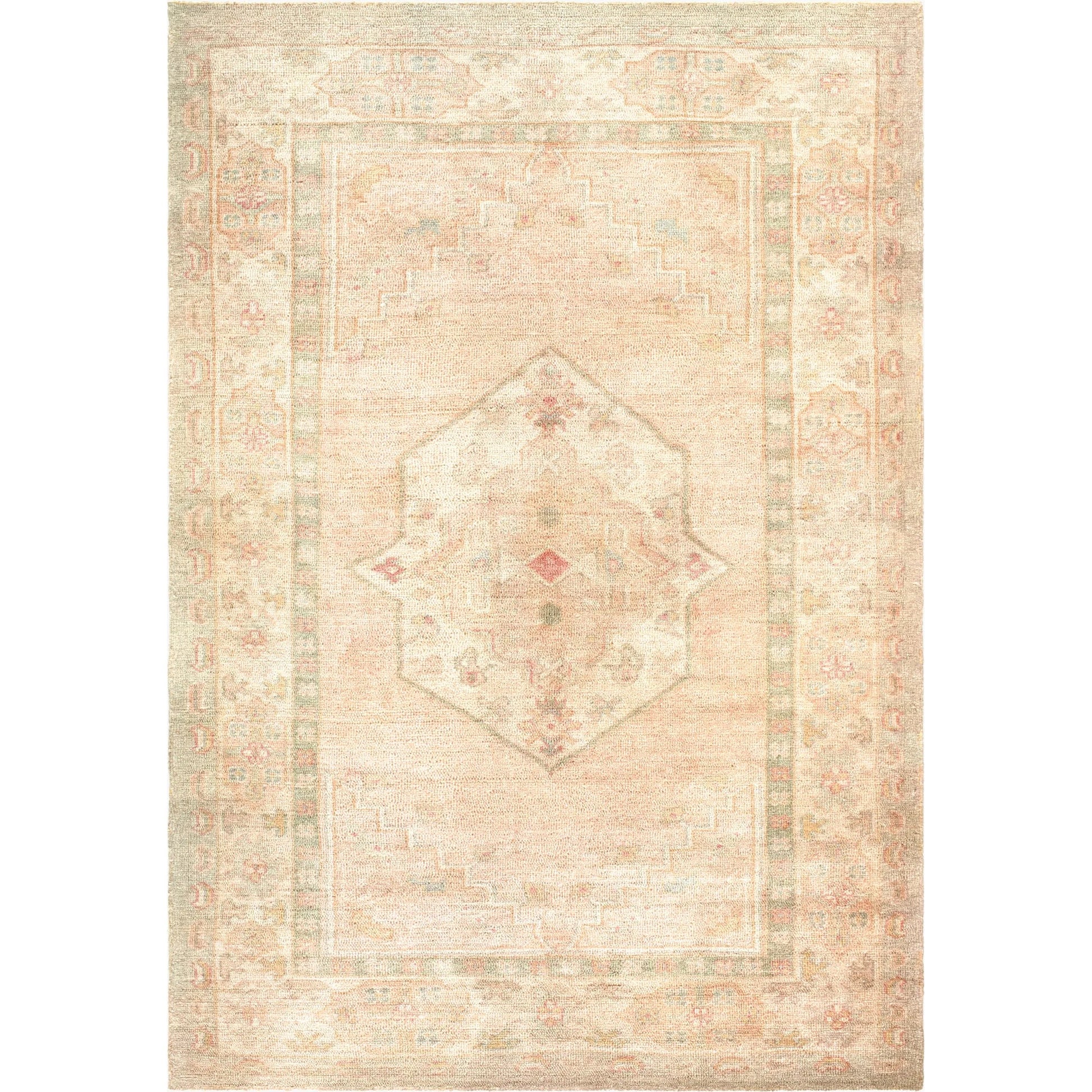 Luciana GALU-2301 Rug by Galey Alix x Livabliss in sage, sandstone, blush, ivory, dusty rose. Made from polyester in a unique style.